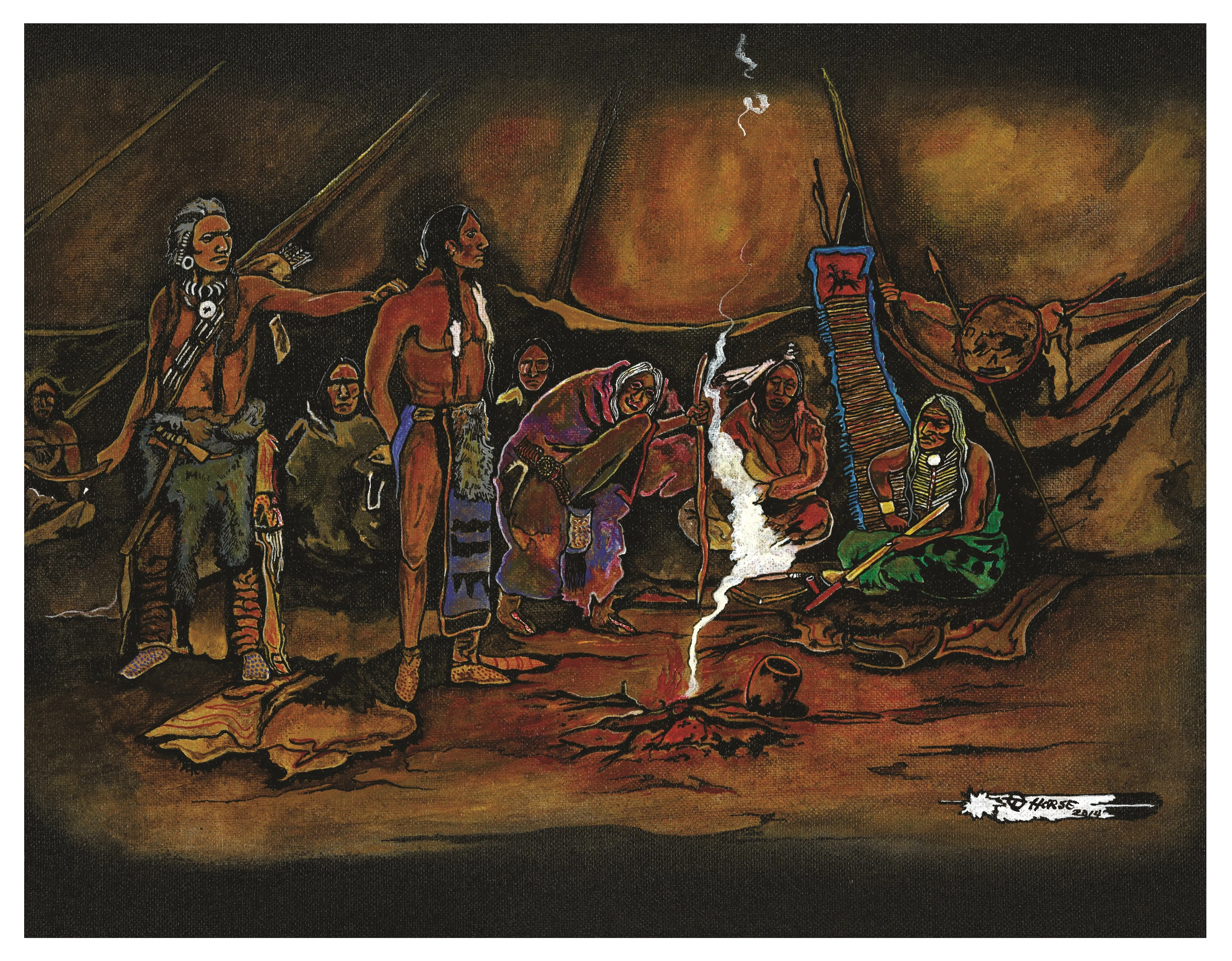 Thurman Horse #14 - Giclée Prints & Ceramic Tiles