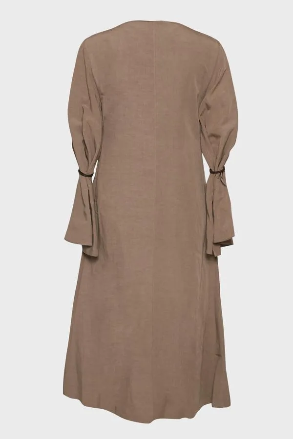 Tie Sleeve Dress