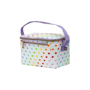 Tiny Hearts Seersucker Rectangle Lunch Box