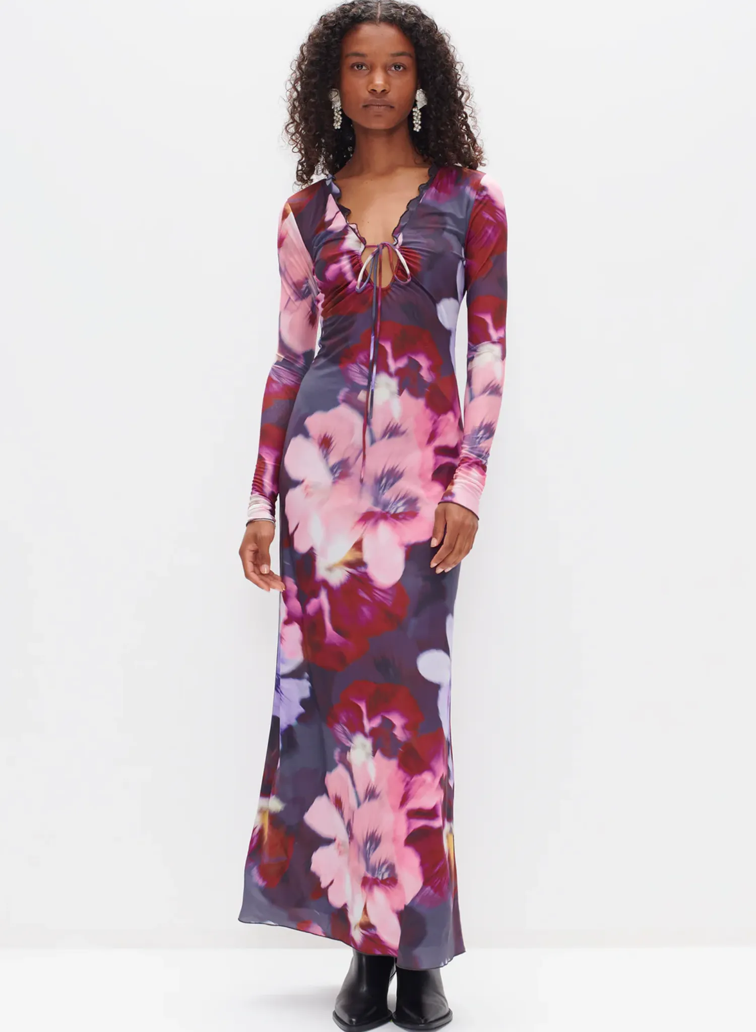 Trinity Dress | Iris Print