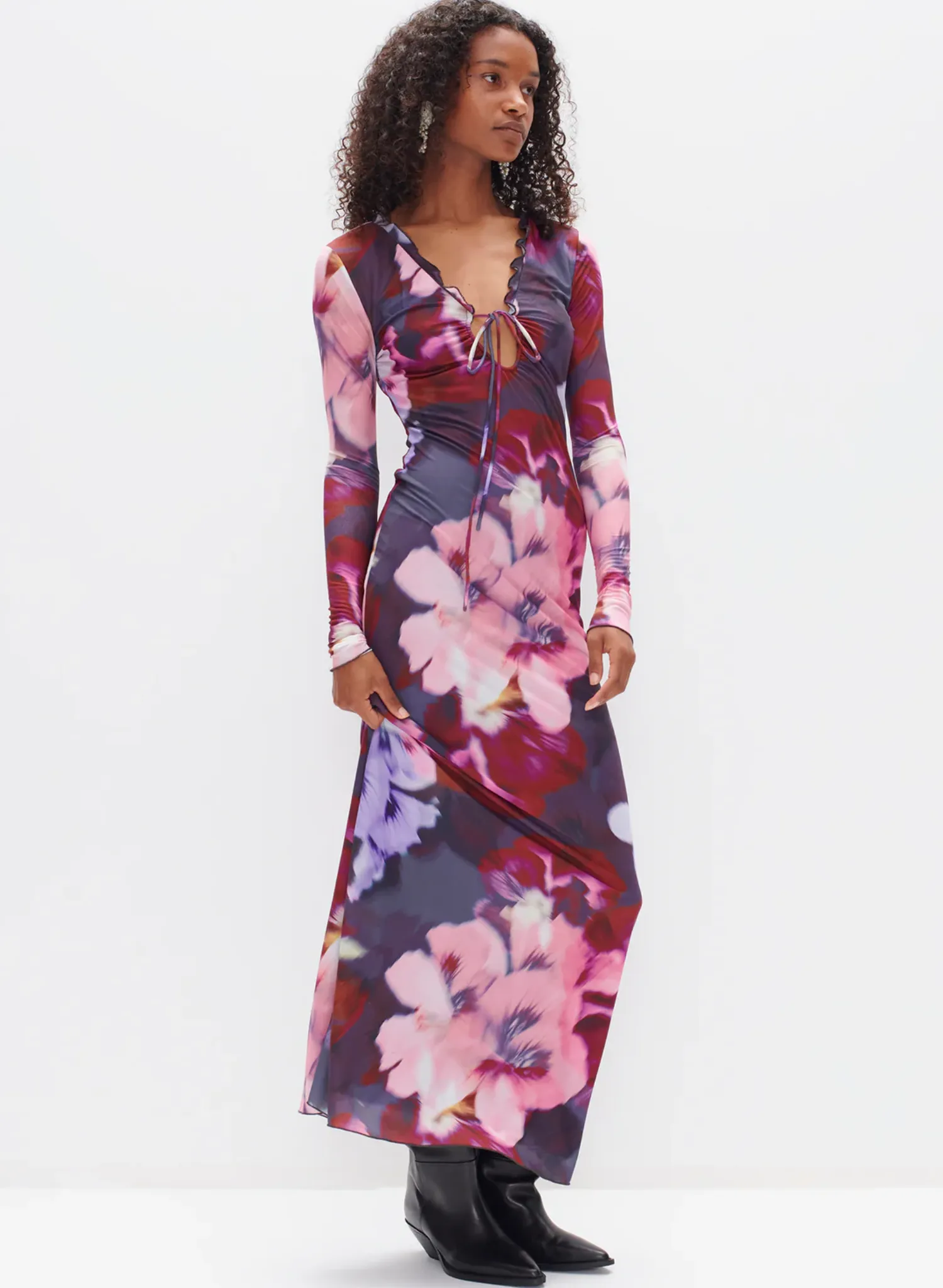 Trinity Dress | Iris Print