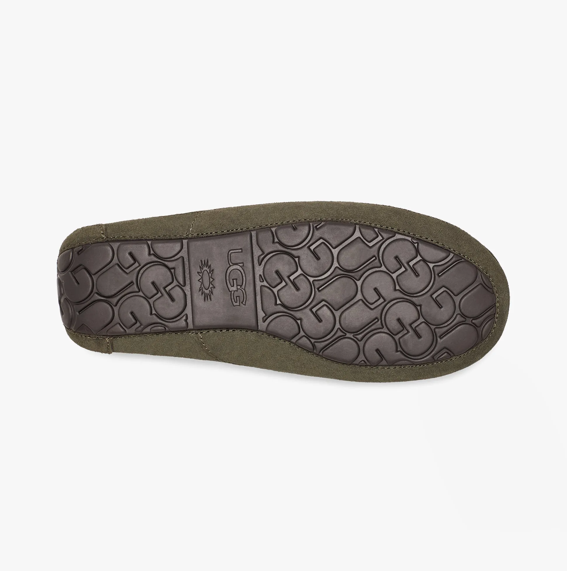 UGG ASCOT Mens Moccasin Suede Slippers Forest Night
