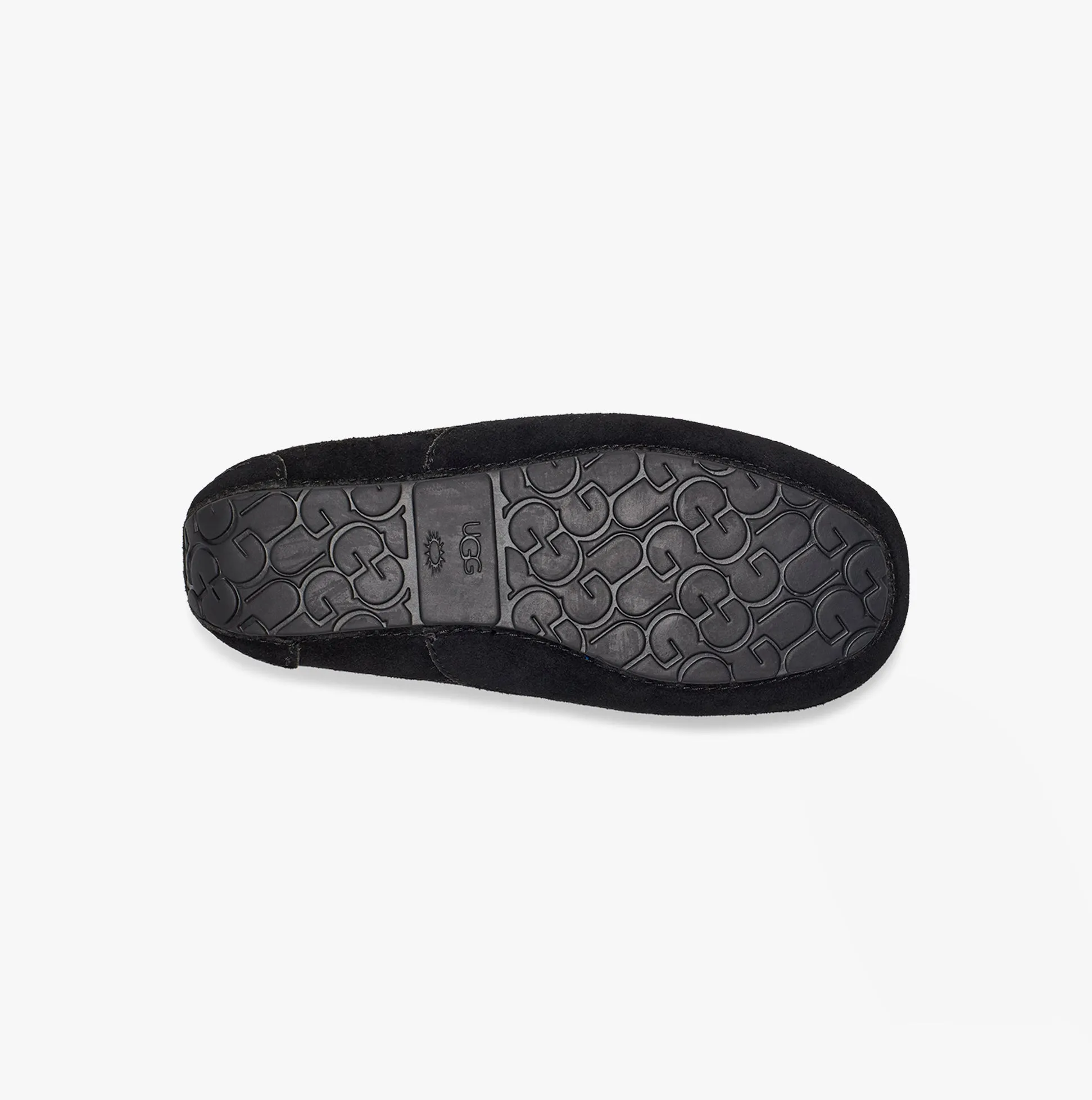 UGG ASCOT Unisex Kids Slippers Black Suede