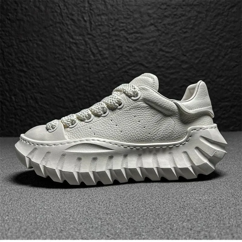 Valencia Rose Leather Sneakers
