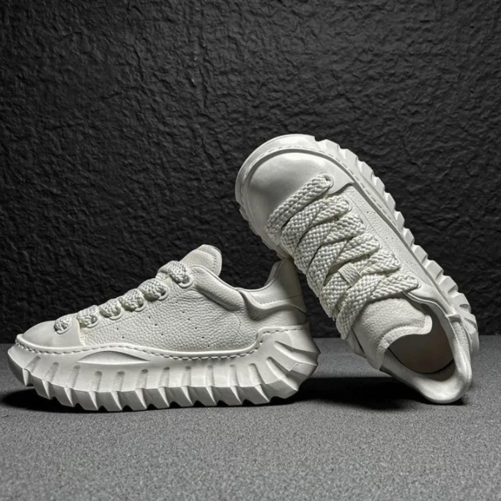 Valencia Rose Leather Sneakers