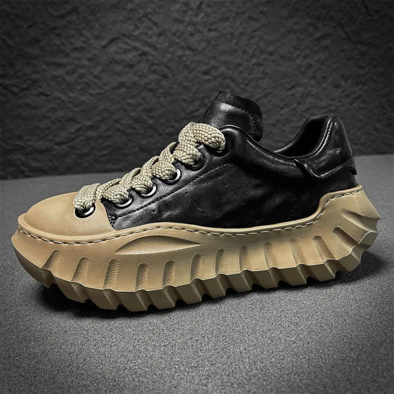 Valencia Rose Leather Sneakers