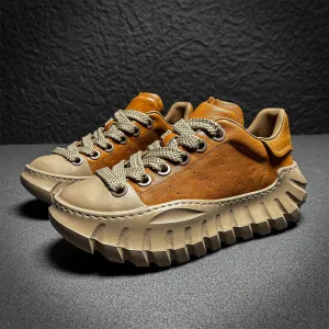 Valencia Rose Leather Sneakers