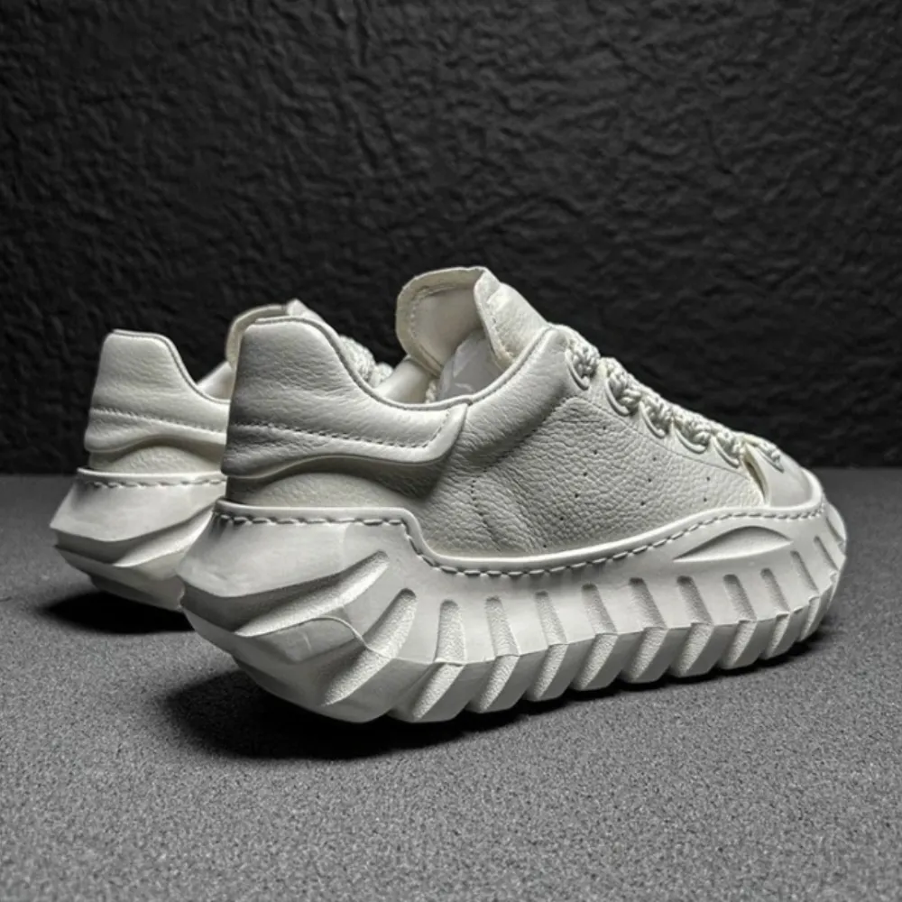 Valencia Rose Leather Sneakers