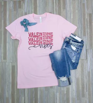 Valentine Vibes Graphic Tee- Final Sale