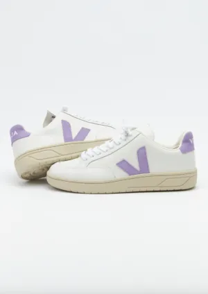 Veja V-12 Leather Extra White Lavande
