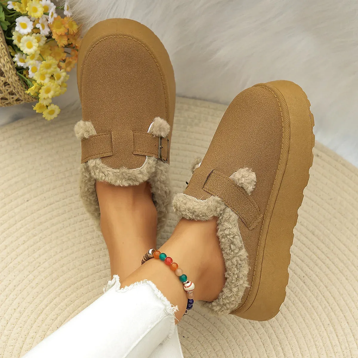 Velvet Comfort Slippers