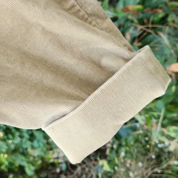 Venezia, Retro Fall Beige, Sand,  Khaki CORDUROY Casual Blazer w Embroidery