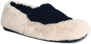 Vhny Women's Color Block Fuzzy Flurry Cozy House Slides, M, 8
