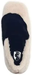 Vhny Women's Color Block Fuzzy Flurry Cozy House Slides, M, 8