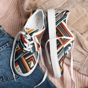 Vibrant Men's Lace Up Canvas Shoes for Ultimate Comfort