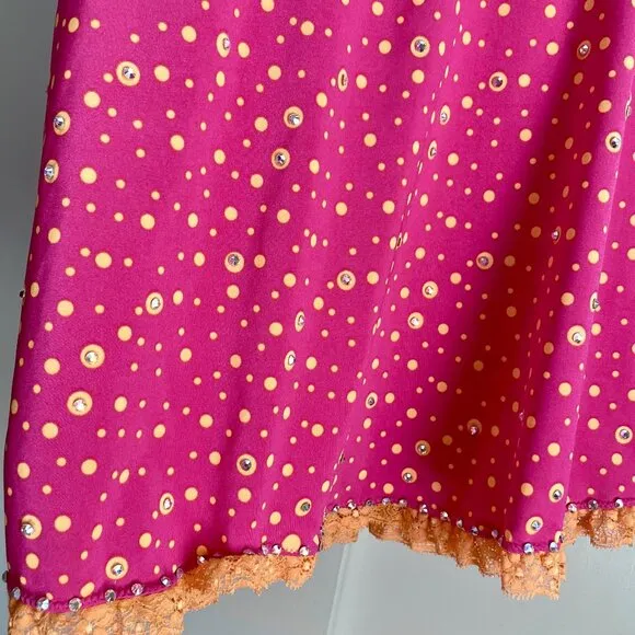 Victoria's Secret Babydoll VTG Sexy Little Things Size 34B Pink Orange Ruffle