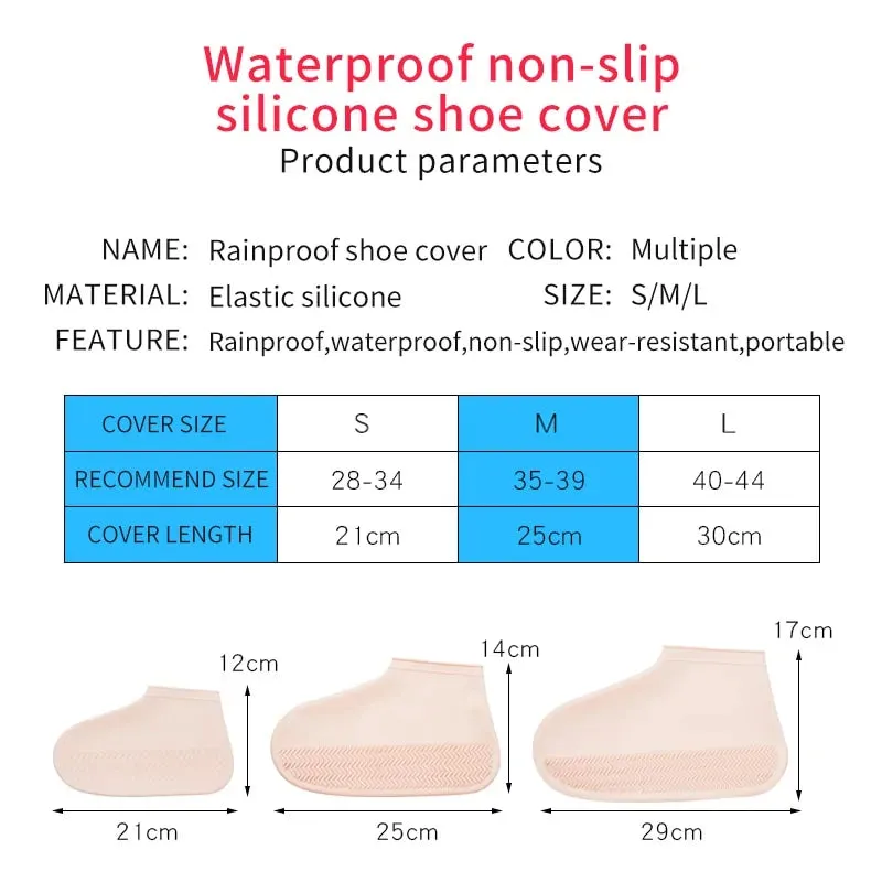 Waterproof Shoe Cover Silicone – Durable & Reusable Protection