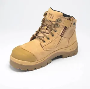 Wide Load 690WZN Wheat 6 Inch Soft Toe Zip Boot