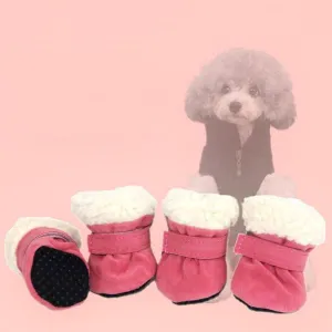 Winter-Ready Paws: Cozy Comfort Meets Durable Protection!