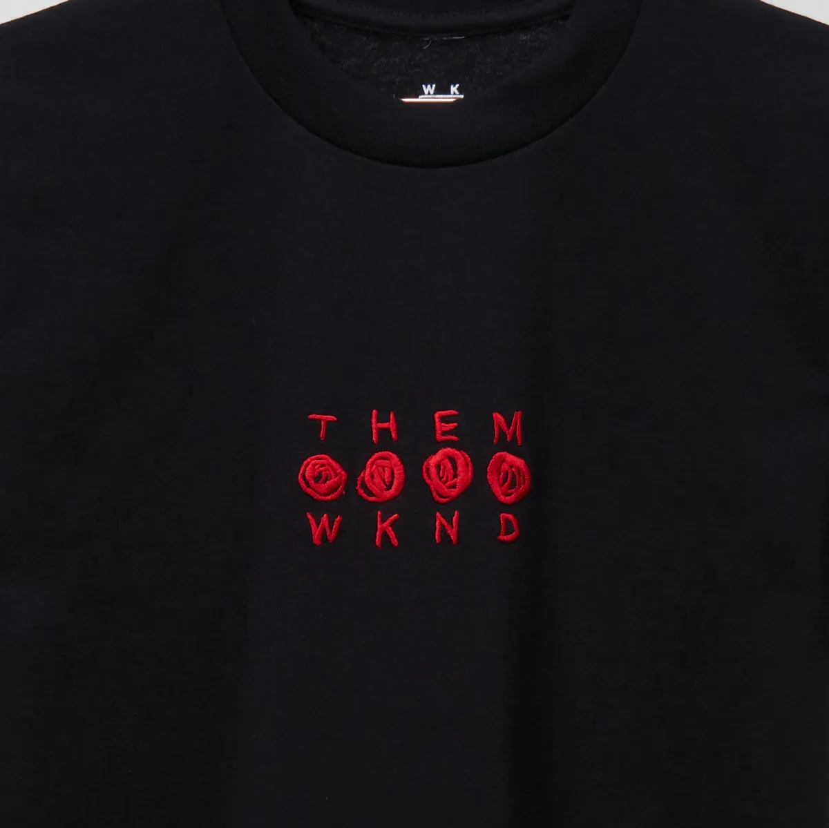 WKND Skateboards x THEM Skates Logo T-Shirt - Black