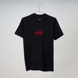 WKND Skateboards x THEM Skates Logo T-Shirt - Black