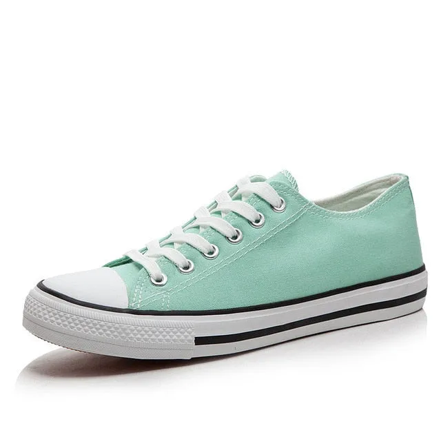 Woman Canvas Shoes Flat Neutral Fashion Classic Sneakers