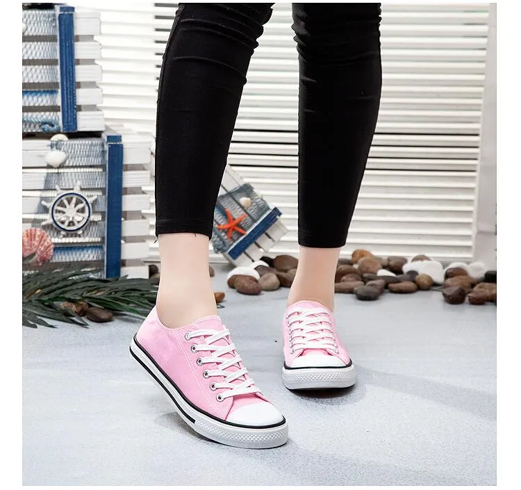 Woman Canvas Shoes Flat Neutral Fashion Classic Sneakers