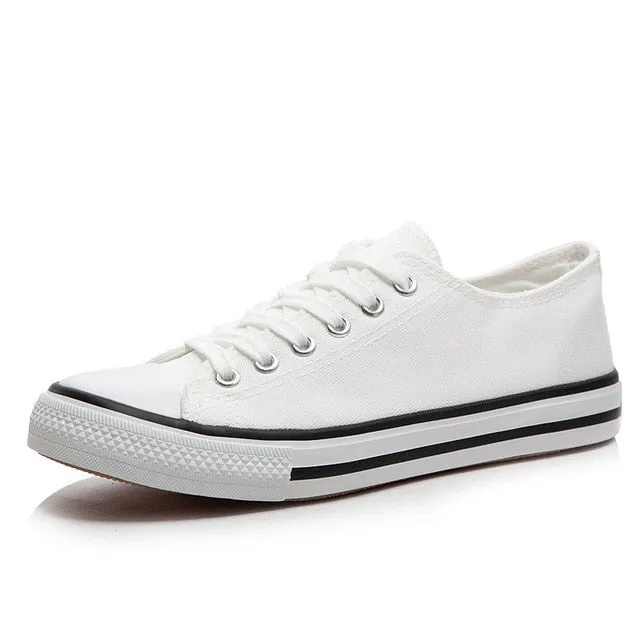 Woman Canvas Shoes Flat Neutral Fashion Classic Sneakers