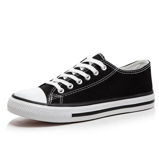 Woman Canvas Shoes Flat Neutral Fashion Classic Sneakers