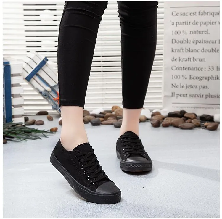 Woman Canvas Shoes Flat Neutral Fashion Classic Sneakers