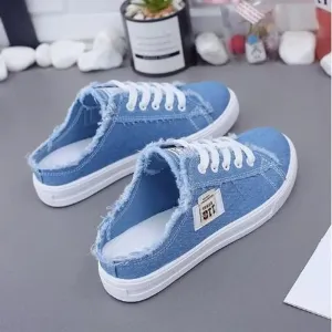 Women Canvas Shoes Flat Slipper