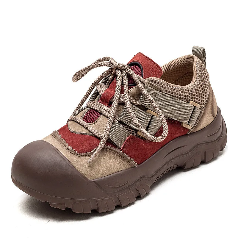 Women Stylish Patchwork Retro Casual Shoes