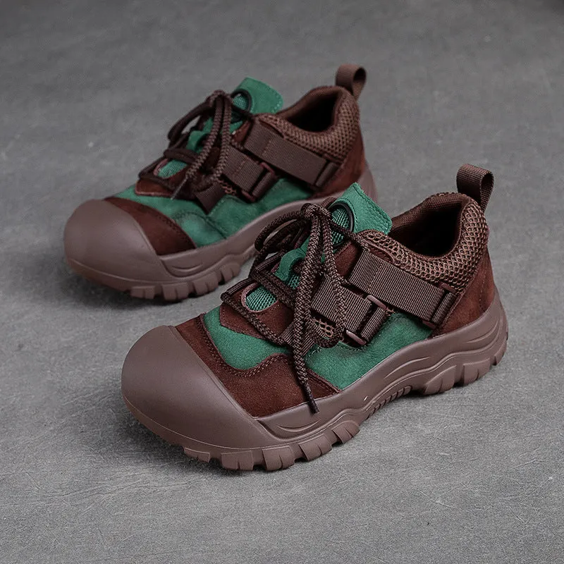 Women Stylish Patchwork Retro Casual Shoes