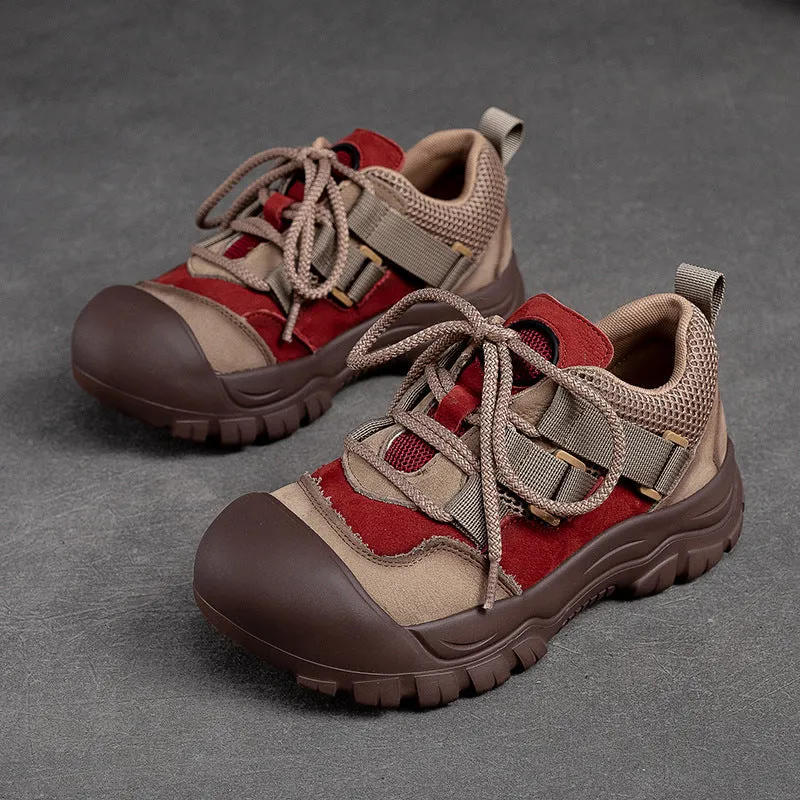 Women Stylish Patchwork Retro Casual Shoes