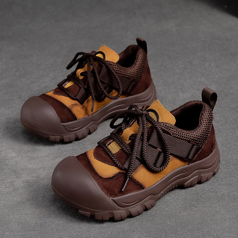 Women Stylish Patchwork Retro Casual Shoes