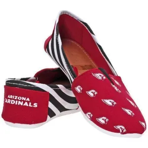 Women's Arizona Cardinals Canvas Stripe Shoes