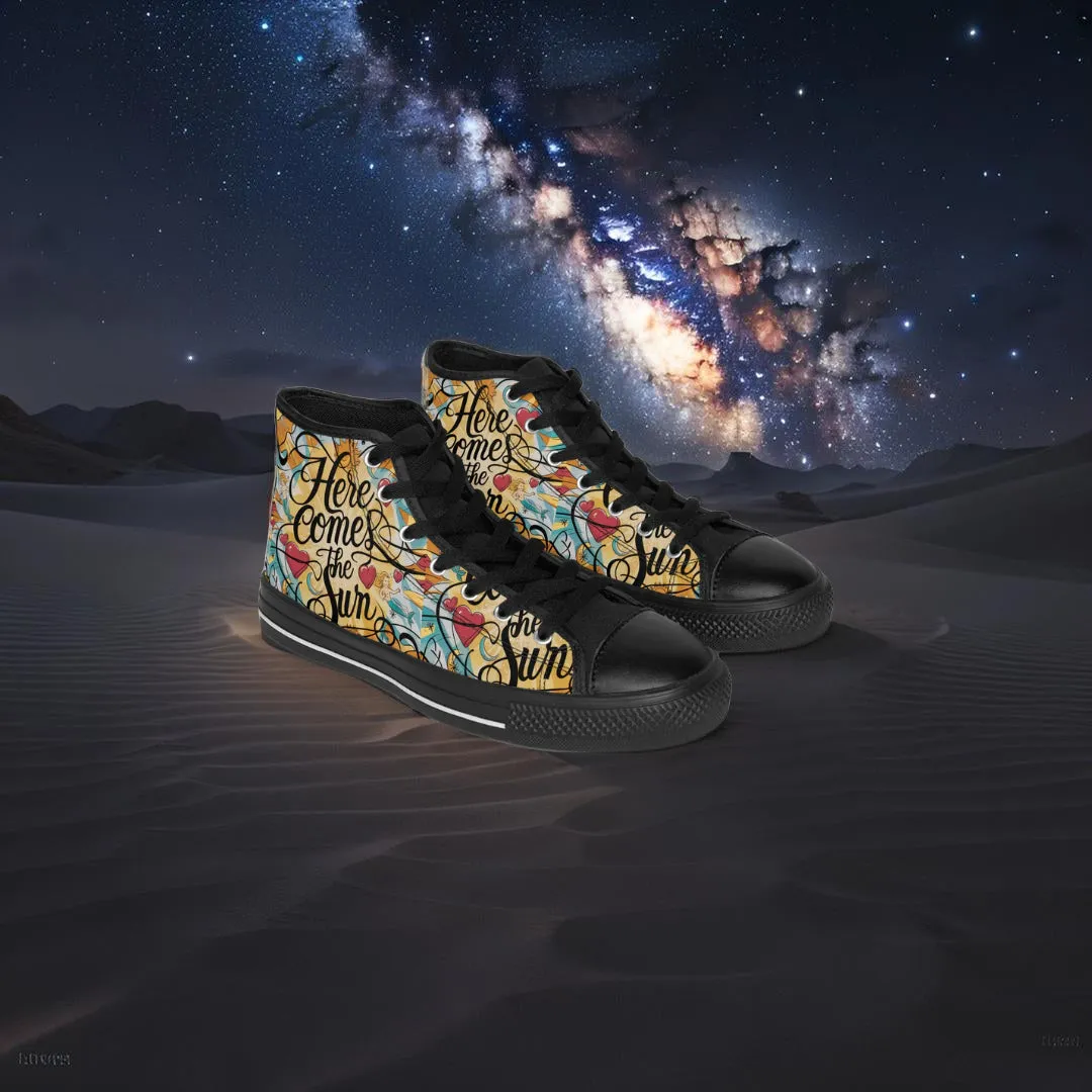 Women's Classic Sneakers - Here Comes The Sun