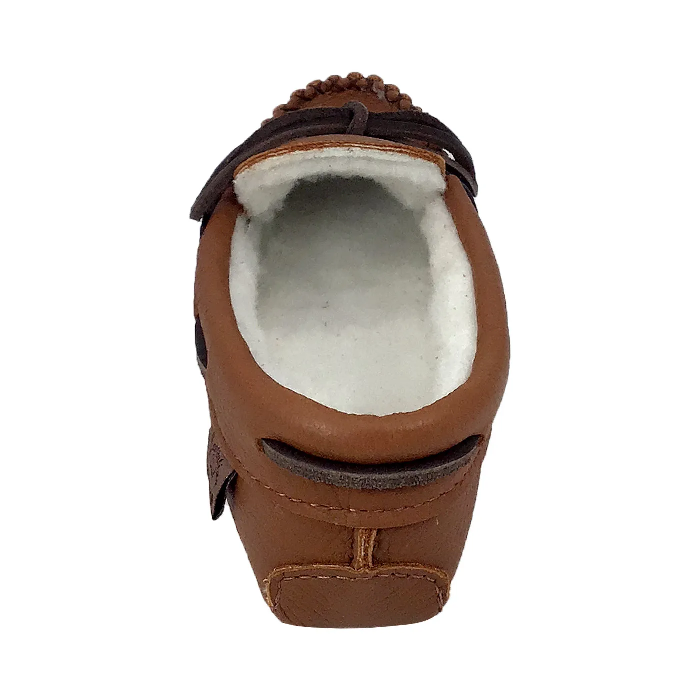 Women's Fleece Lined Elk Hide Moccasins