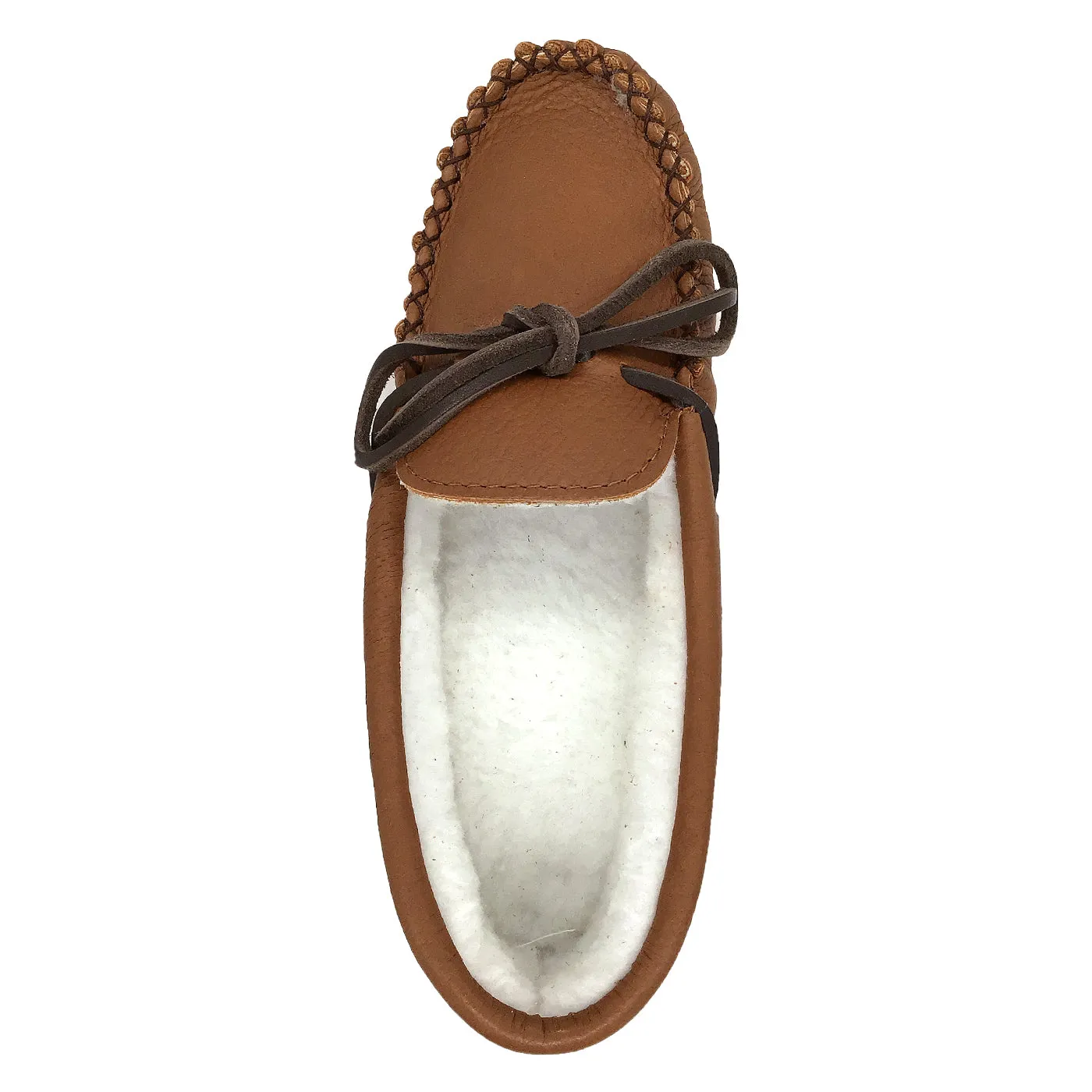 Women's Fleece Lined Elk Hide Moccasins