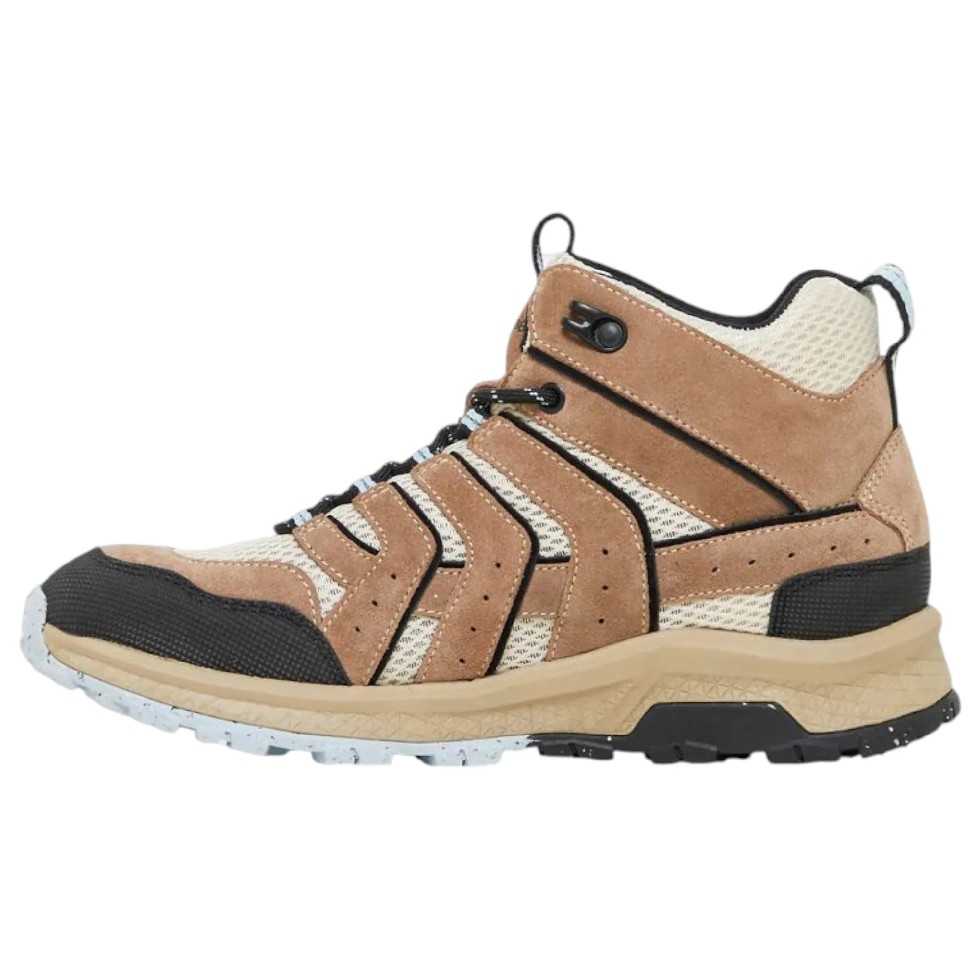 Womens Hush Puppies Kanya Walking Shoes Light Taupe Suede Boots