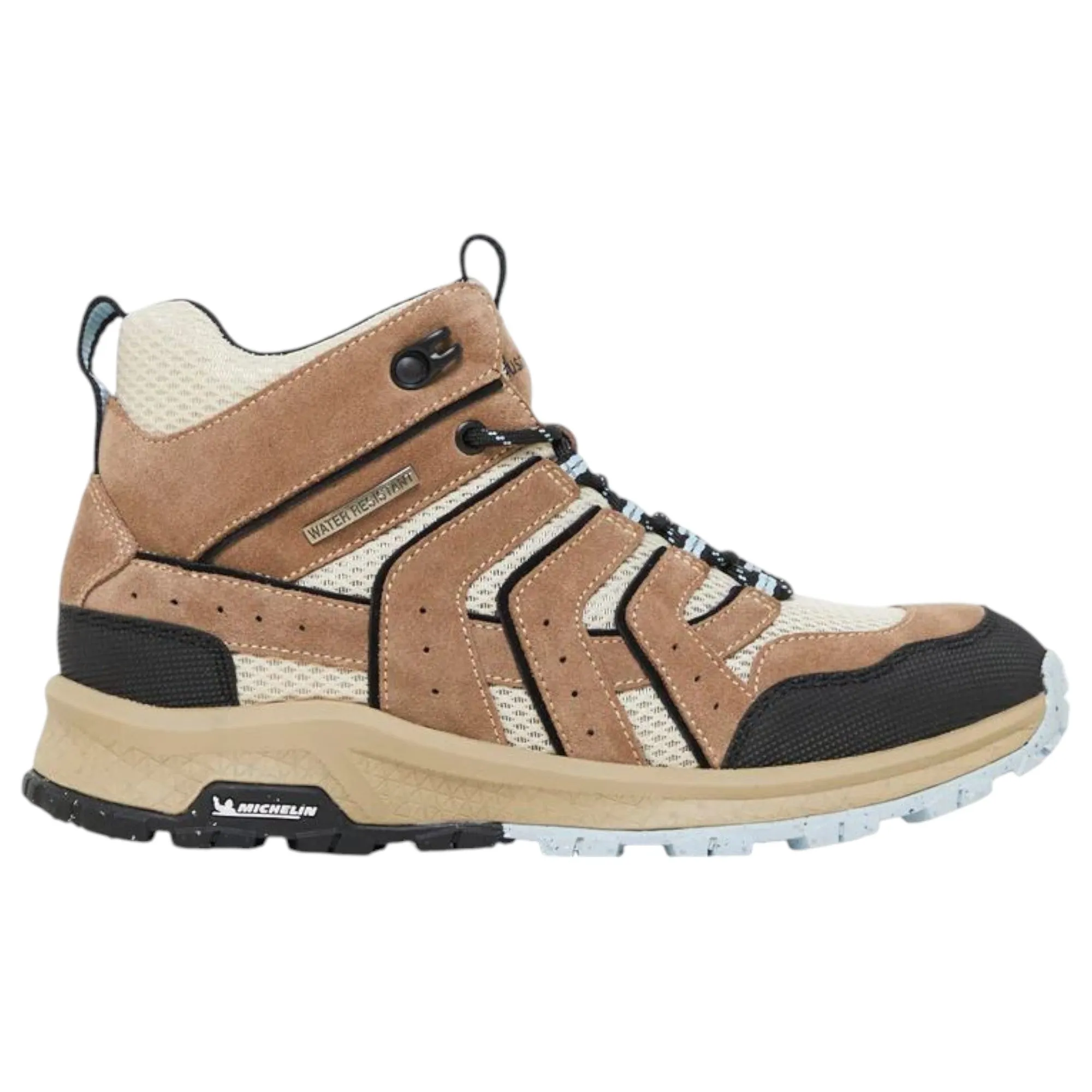 Womens Hush Puppies Kanya Walking Shoes Light Taupe Suede Boots