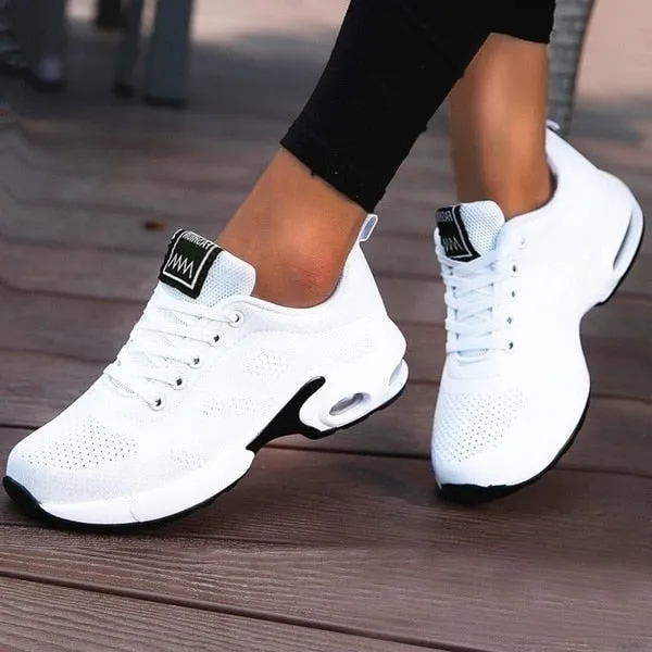 Women’s Lightweight Mesh Lace Up Running Shoes | Perfect for Outdoor Activities
