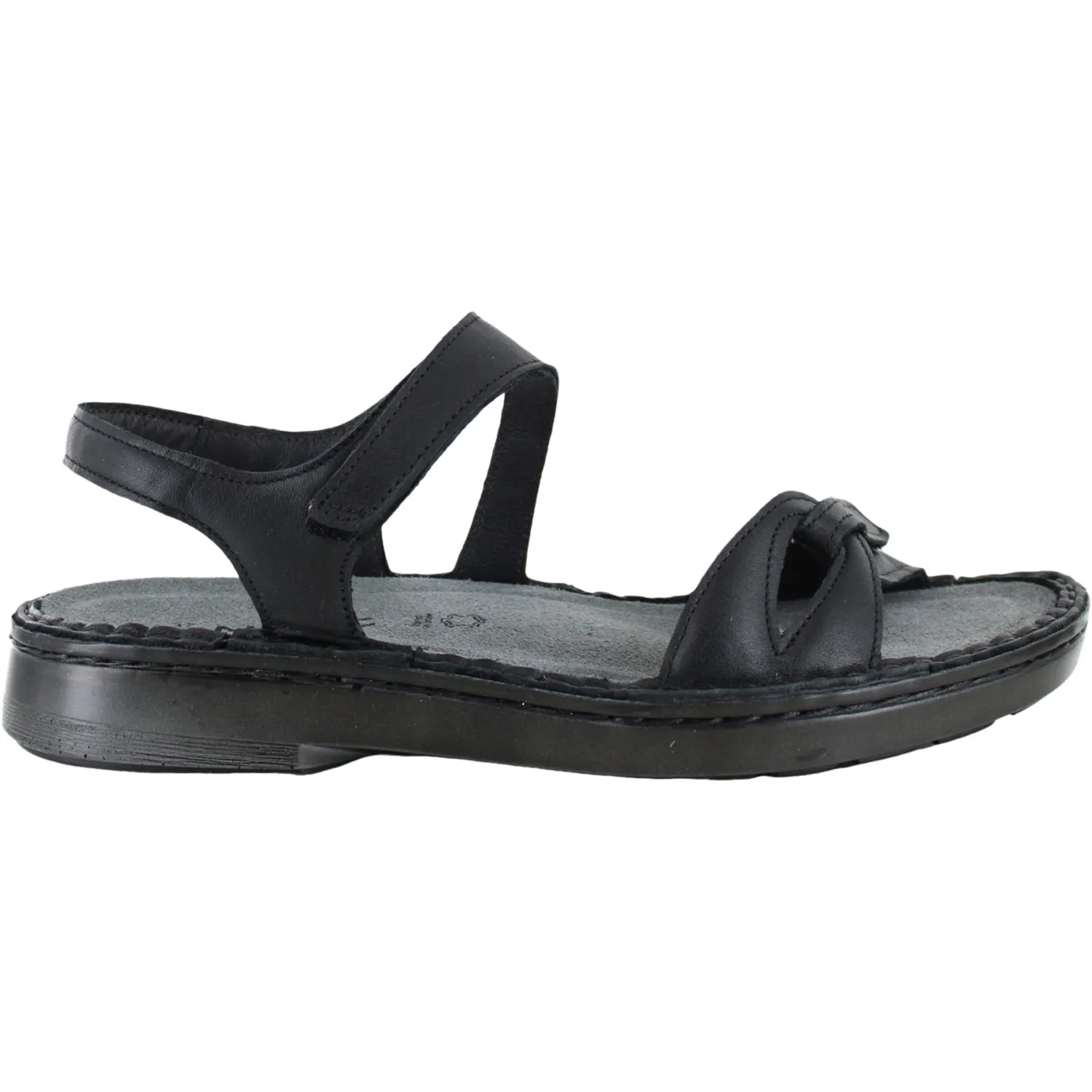 Women's Naot Evora Jet Black Leather