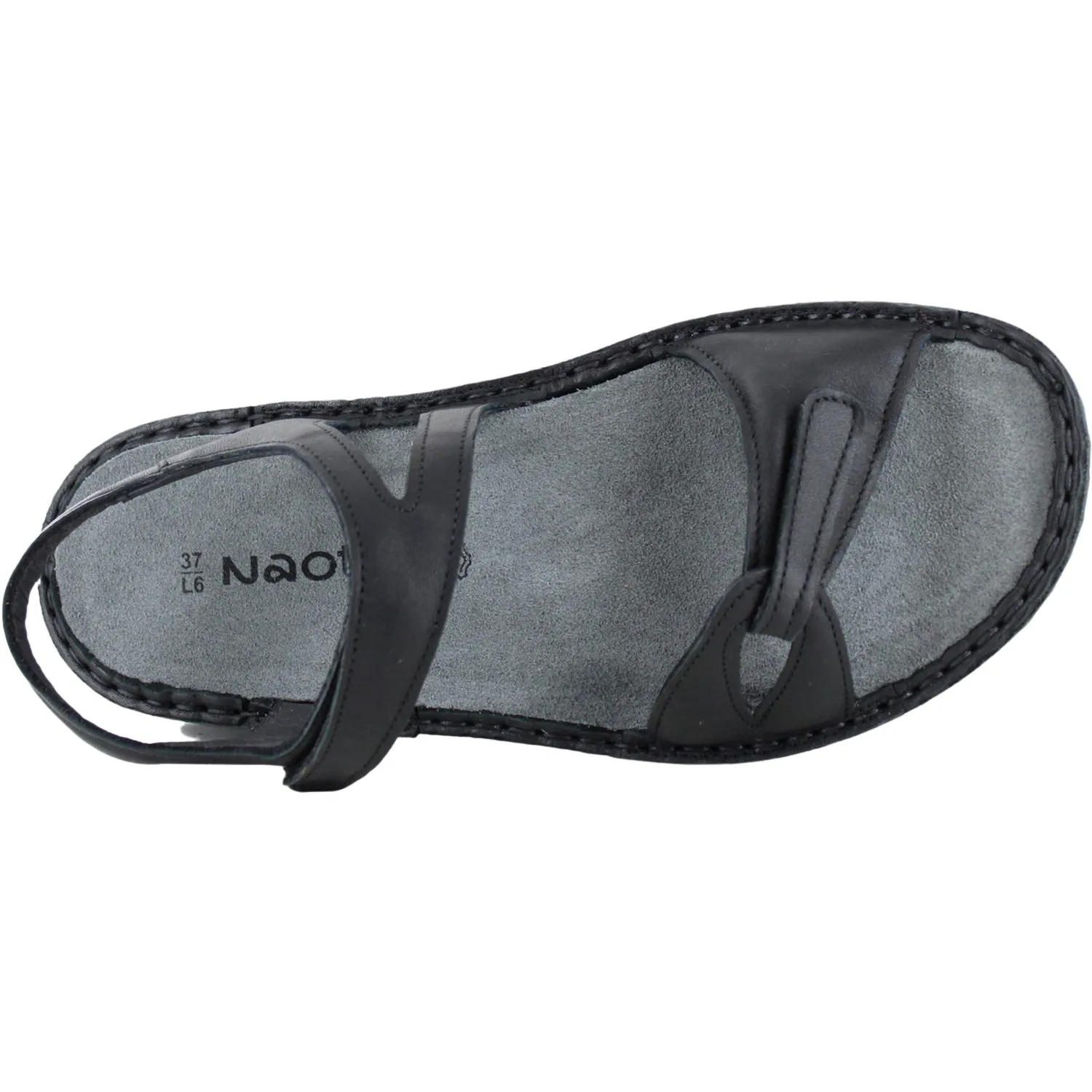 Women's Naot Evora Jet Black Leather