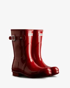 Women's Original Short Gloss Boots Military Red