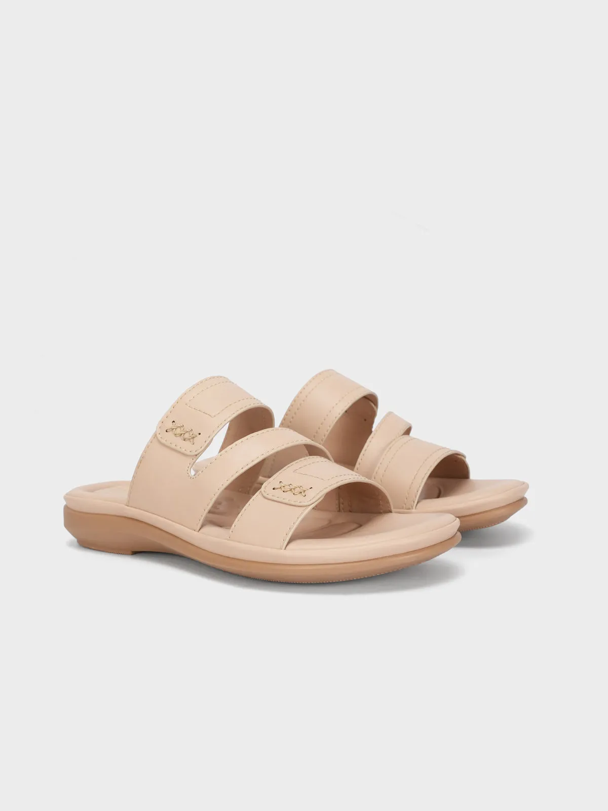 Women's "EMANI" Casual Open Toe Slippers