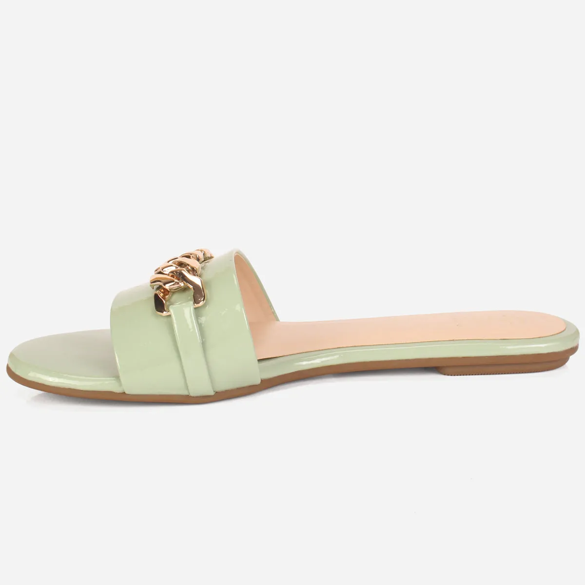 Women's "NARIA" Decorated Flat Summer Slippers