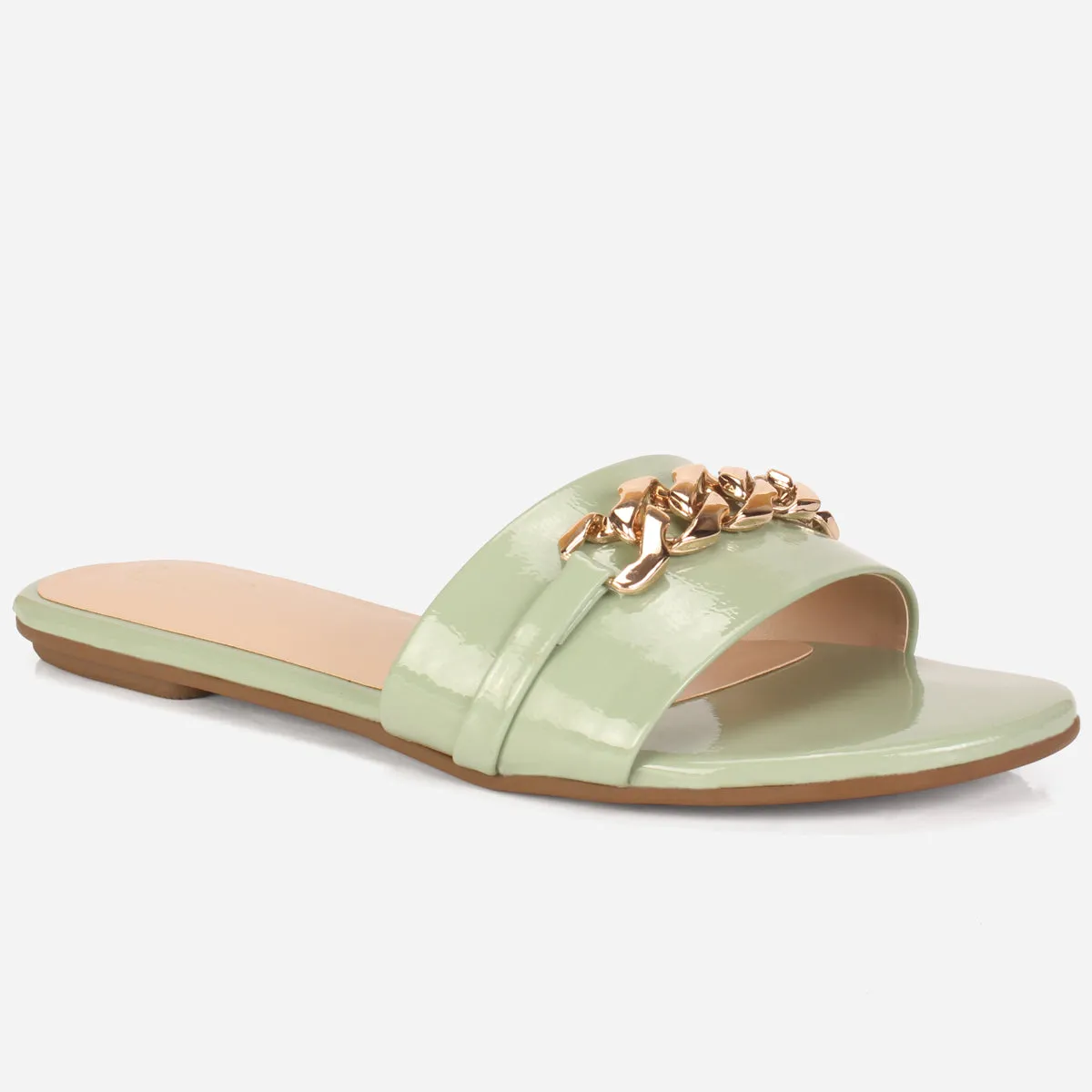 Women's "NARIA" Decorated Flat Summer Slippers