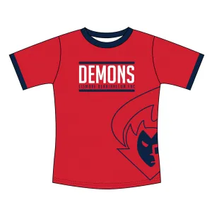 Womens Short Sleeve Warm Up Top Lismore Derri FC