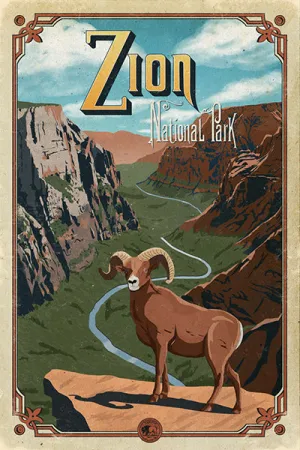 Zion National Park Poster